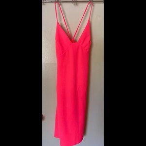 Forever 21 neon pink mini dress size large